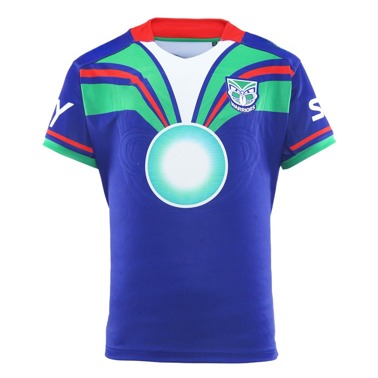 T Shirt Dry Fit - Kaos Pria Warriors 2025 Jersey Rugby