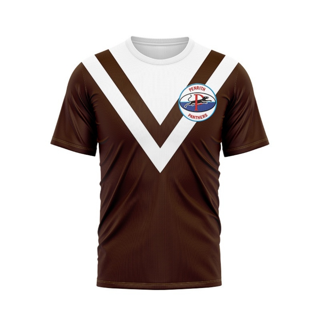 T Shirt Dry Fit - Kaos Retro Tim Black Panther untuk