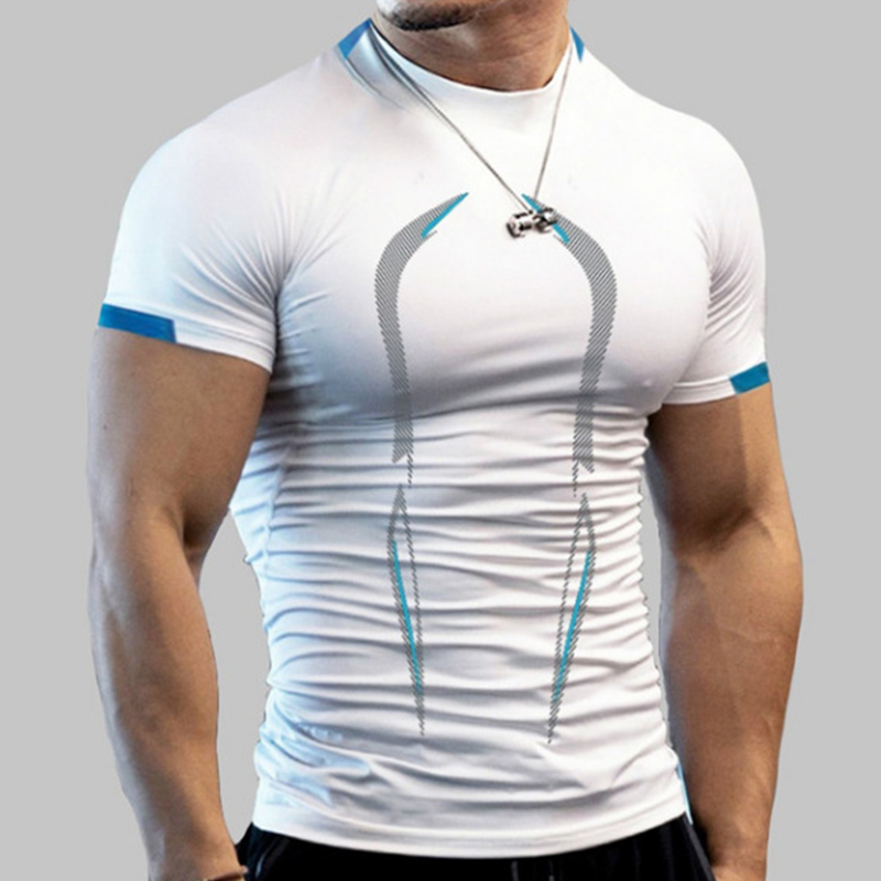 Kaus olahraga kompresi Gym ber - T Shirt Dry Fit ulasan dan harga