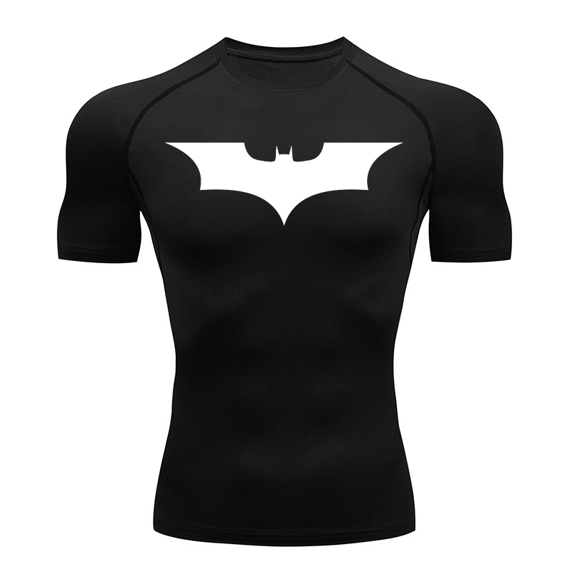 Kaus kompresi gambar kelelawar - T Shirt Dry Fit ulasan dan harga