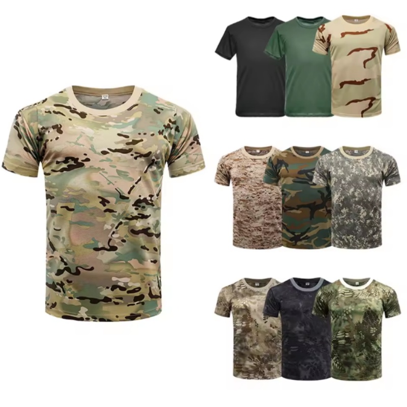 Kaos Olahraga Pria Outdoor 3D  - T Shirt Dry Fit ulasan dan harga