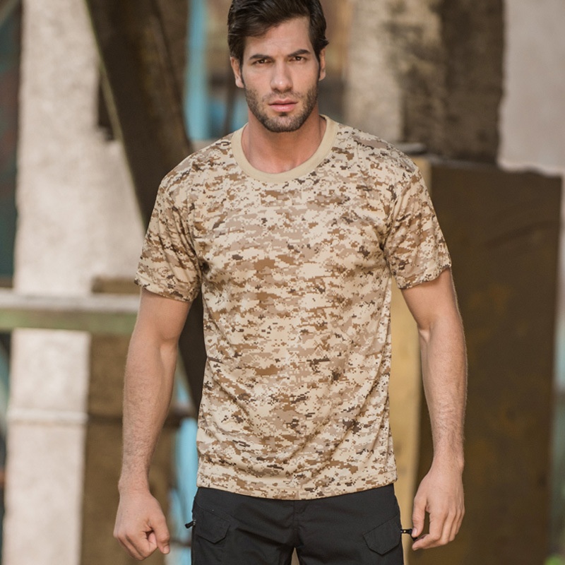 Kaos Olahraga Pria Outdoor 3D  - T Shirt Dry Fit ulasan dan harga